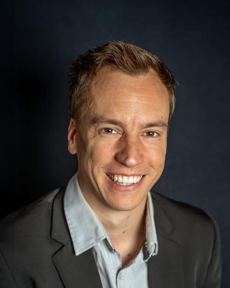 Portrait corporate réalisé en studio